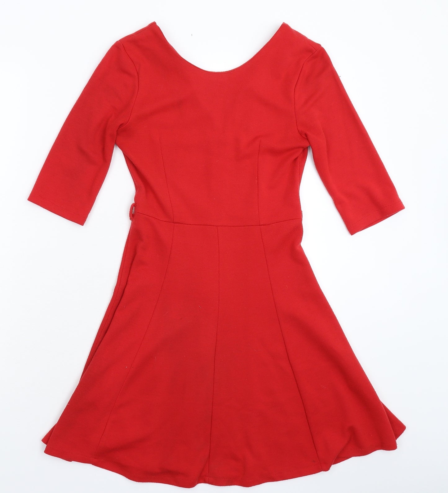 Preworn Womens Red   Fit & Flare  Size 10