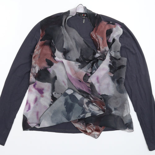 Yest Womens Multicoloured   Basic Blouse Size 10