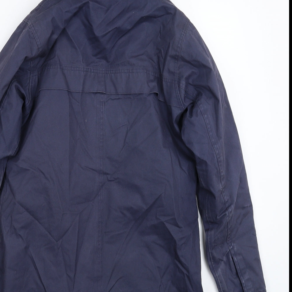 LIGHTHOUSE Womens Blue   Parka Coat Size 8