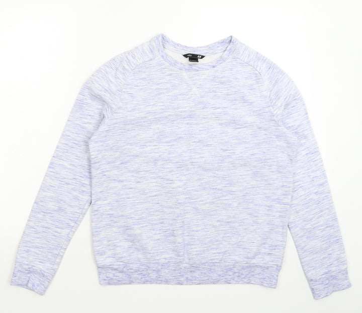 H&M Mens Purple   Pullover Sweatshirt Size S