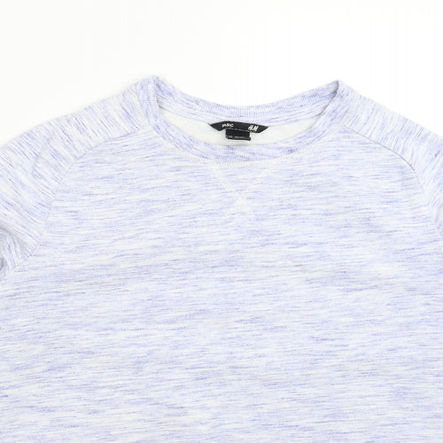 H&M Mens Purple   Pullover Sweatshirt Size S