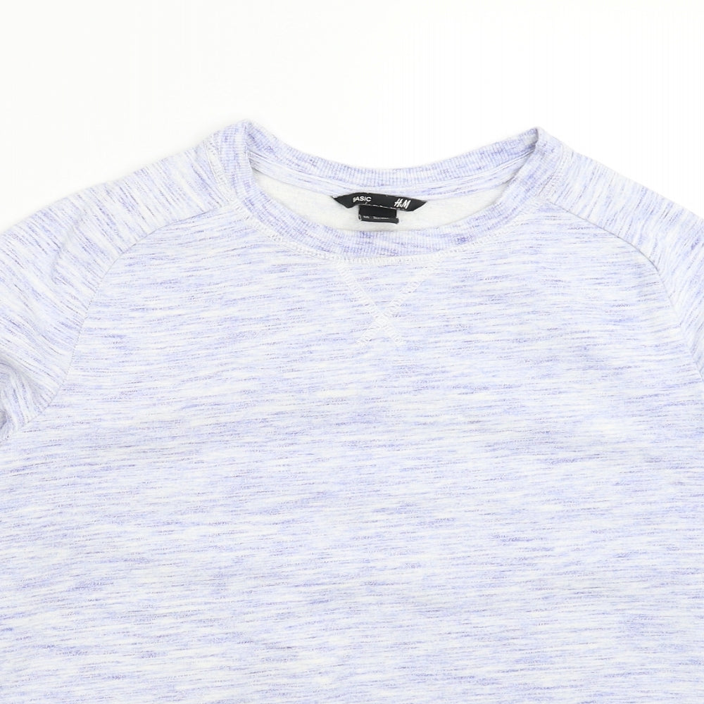 H&M Mens Purple   Pullover Sweatshirt Size S