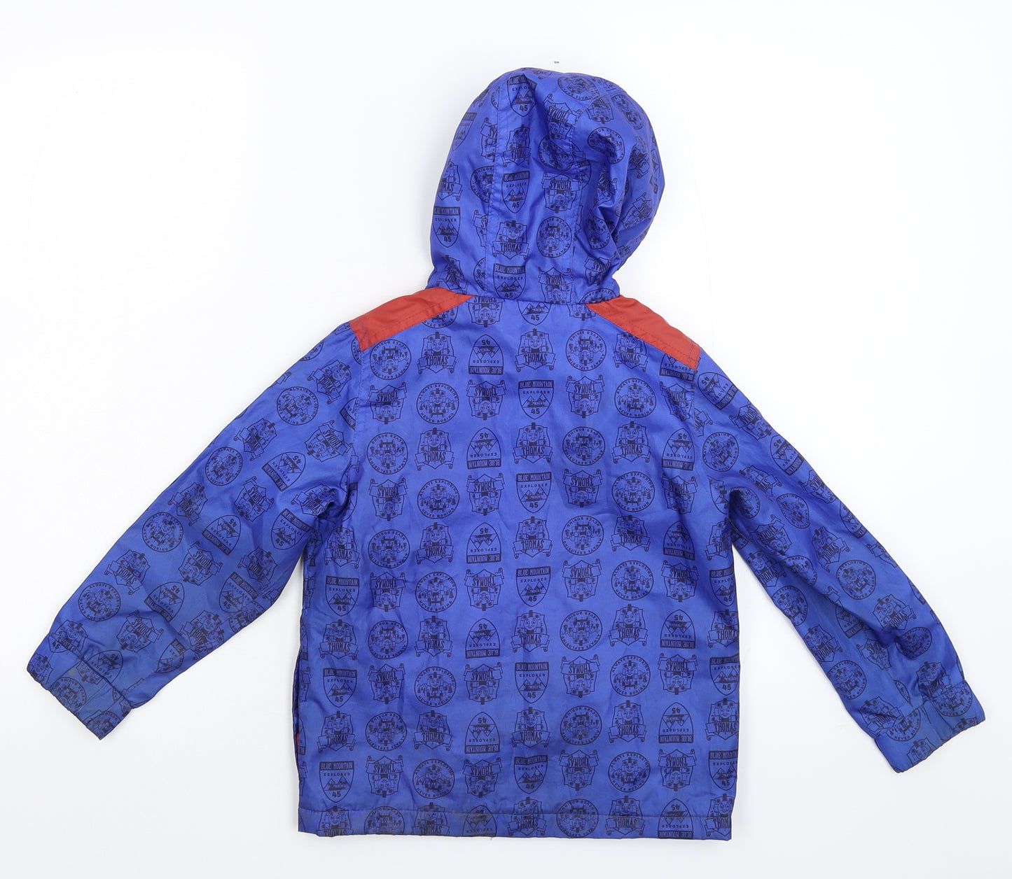 TU Boys Blue   Rain Coat Coat Size 4-5 Years  - Thomas & Friends