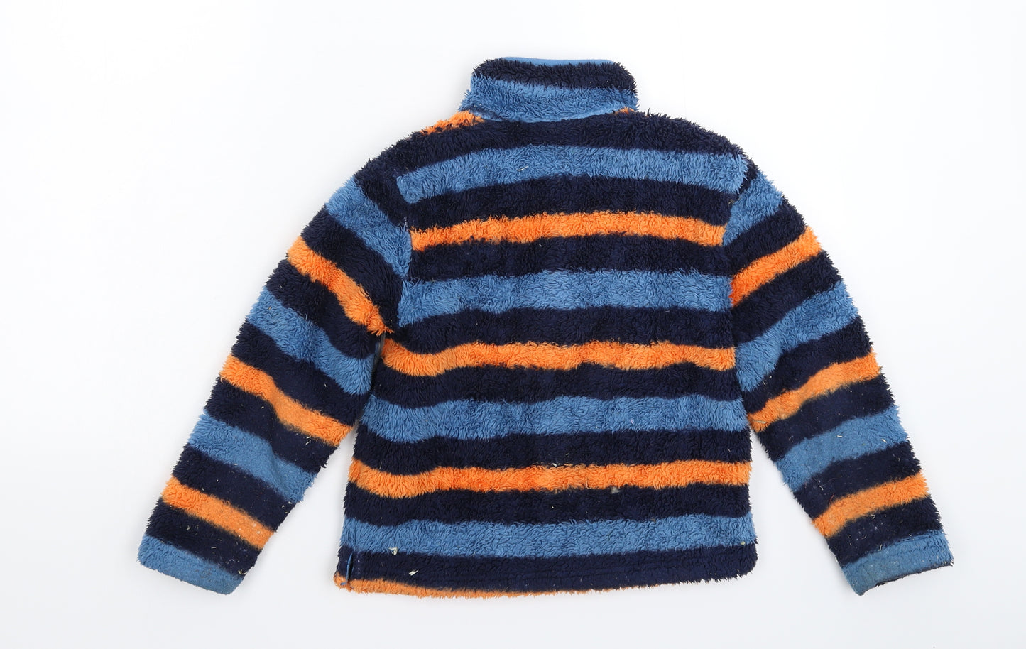 Mountain Warehouse Boys Multicoloured Striped Fleece Jacket  Size 5-6 Years
