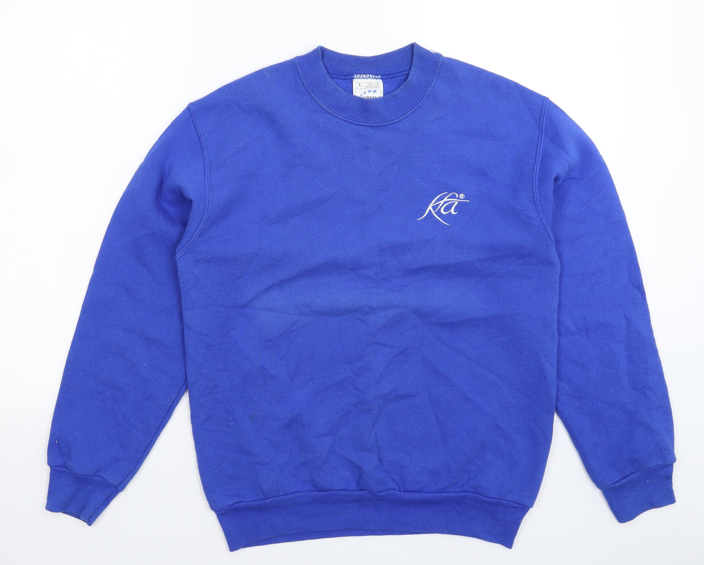 Fruit of the Loom Mens Blue   Pullover Sweatshirt Size S