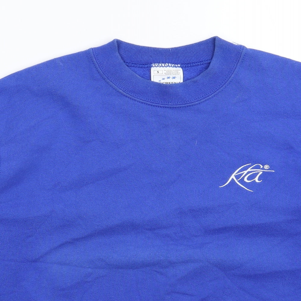 Fruit of the Loom Mens Blue   Pullover Sweatshirt Size S