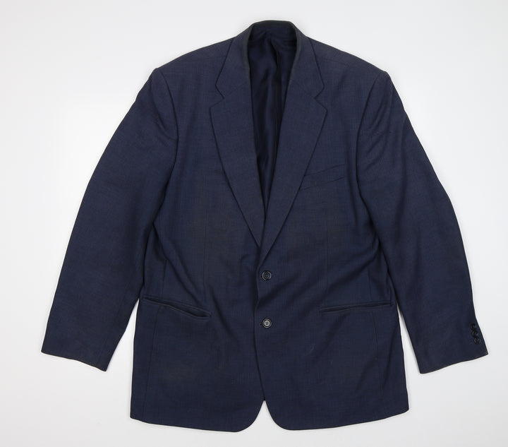 Simon Taylor Mens Blue   Jacket Suit Jacket Size 44