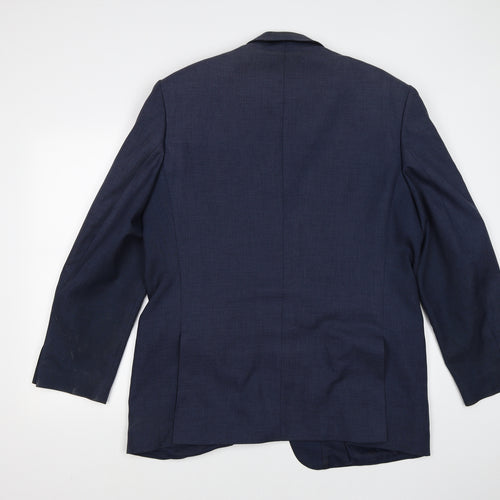 Simon Taylor Mens Blue   Jacket Suit Jacket Size 44