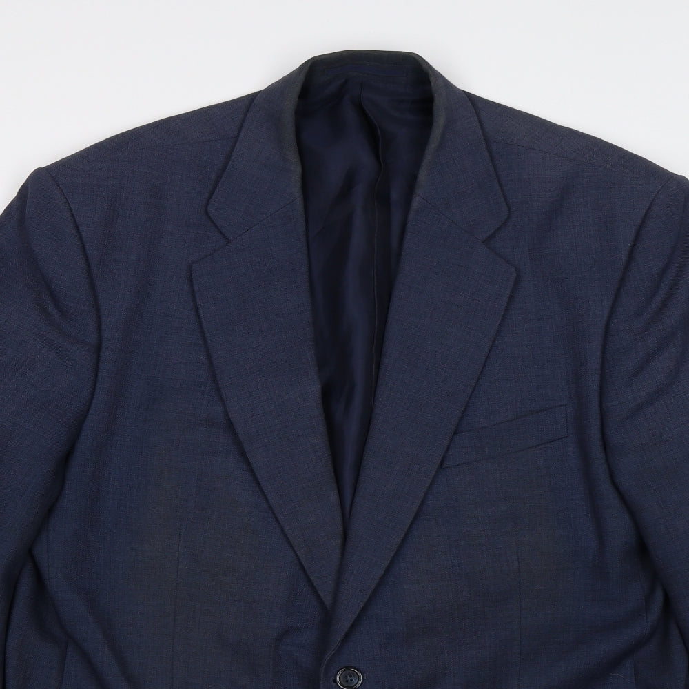 Simon Taylor Mens Blue   Jacket Suit Jacket Size 44
