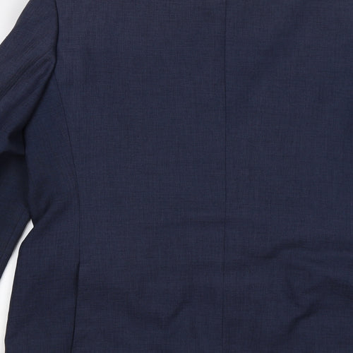 Simon Taylor Mens Blue   Jacket Suit Jacket Size 44