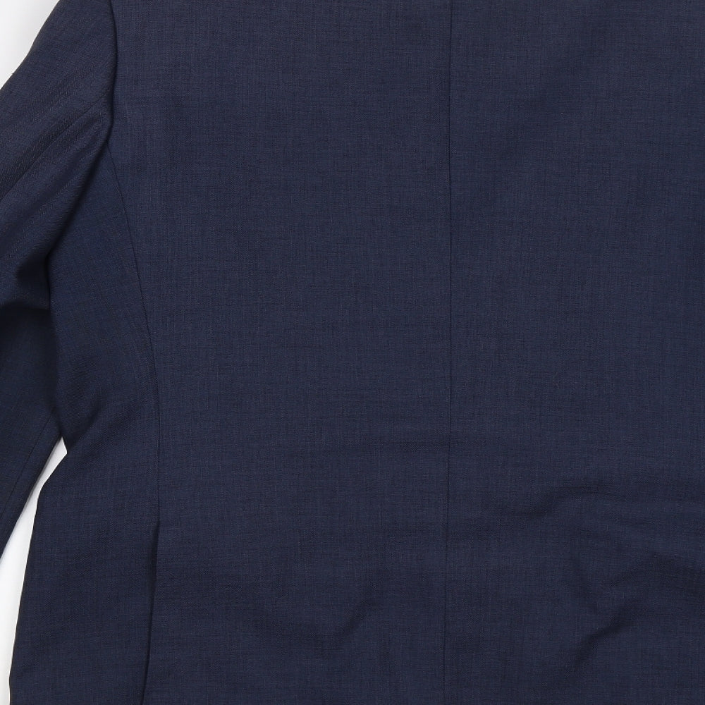 Simon Taylor Mens Blue   Jacket Suit Jacket Size 44