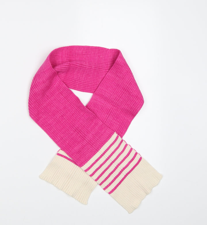 George Girls Pink Striped  Scarf Scarves & Wraps One Size  - size 4 -8