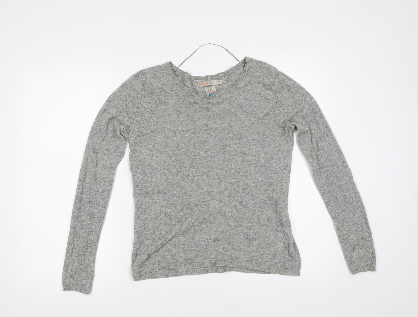 He Love Me He Loves Me Not Womens Grey   Pullover Jumper Size M