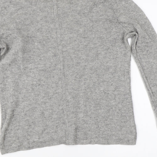 He Love Me He Loves Me Not Womens Grey   Pullover Jumper Size M