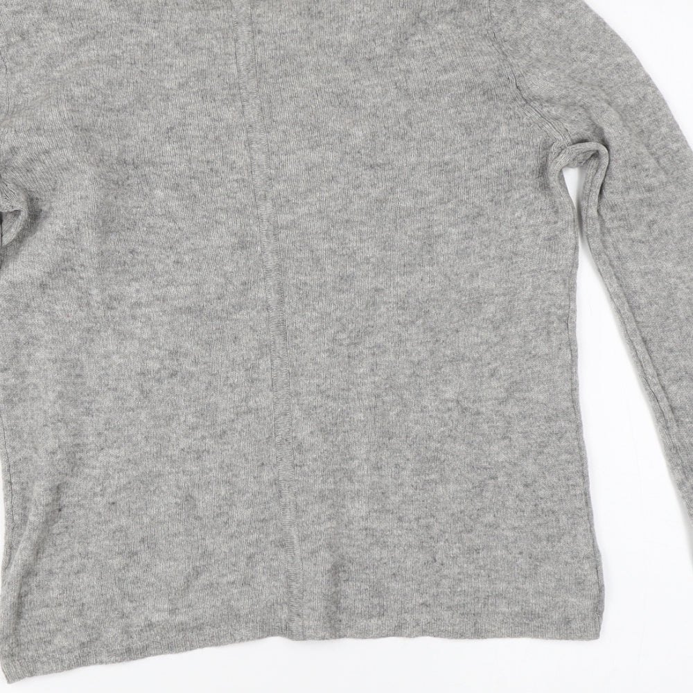 He Love Me He Loves Me Not Womens Grey   Pullover Jumper Size M