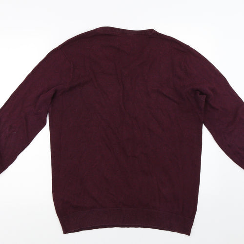 George Mens Red   Pullover Jumper Size M