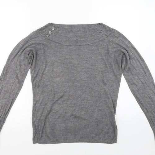 Marks and Spencer Womens Grey   Pullover Jumper Size 14