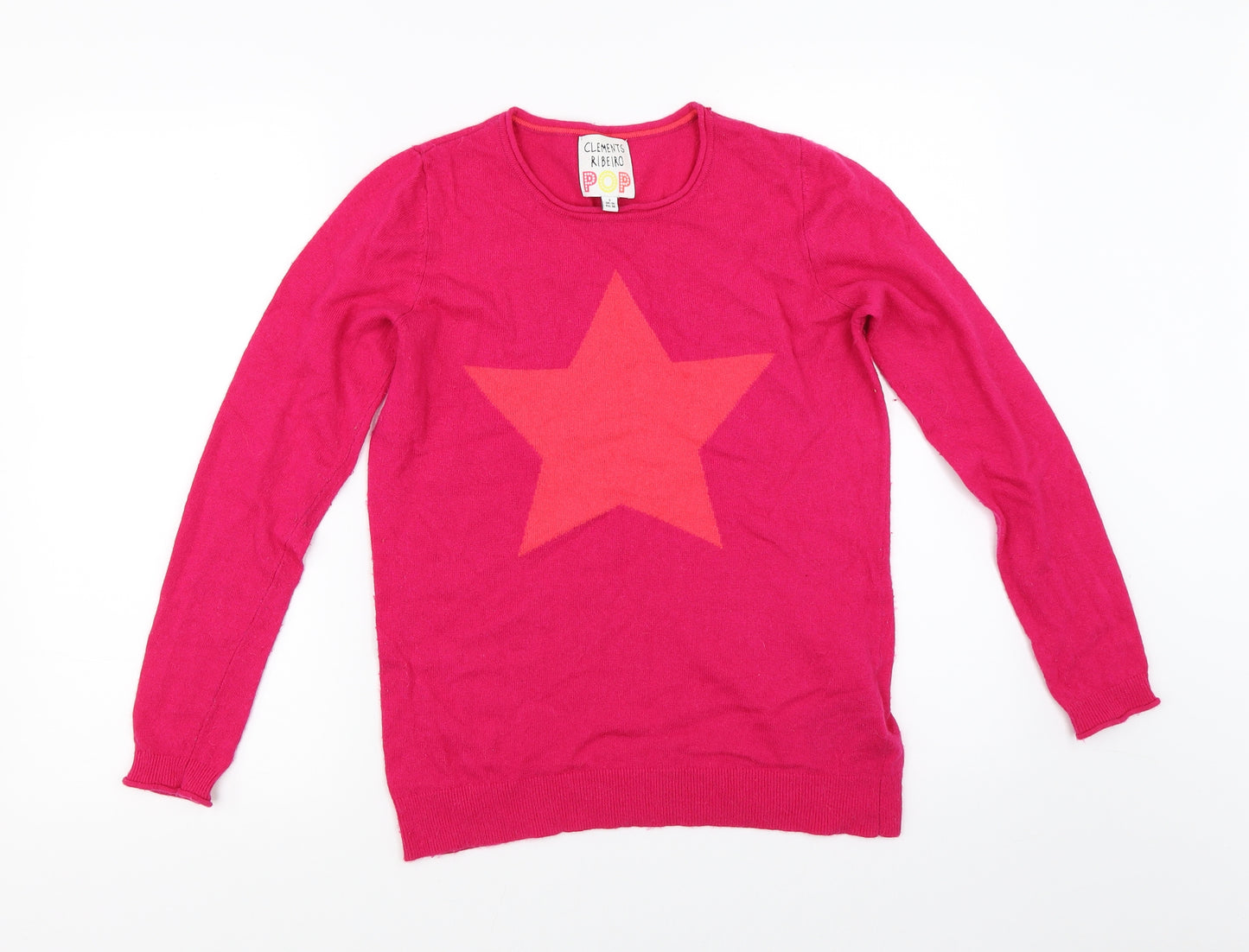 Clements Ribeiro Womens Pink   Pullover Jumper Size S