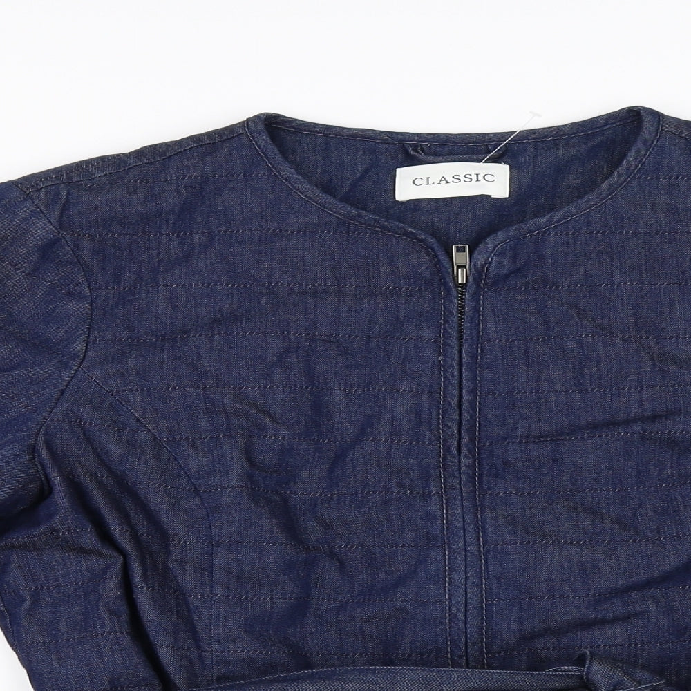 Marks and Spencer Womens Blue  Denim Jacket  Size 14
