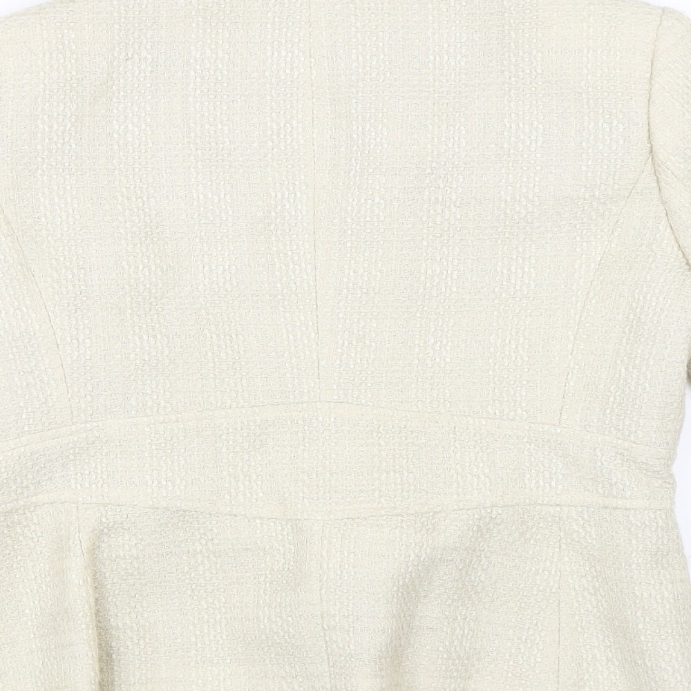 Wallis Womens Ivory   Jacket  Size 14