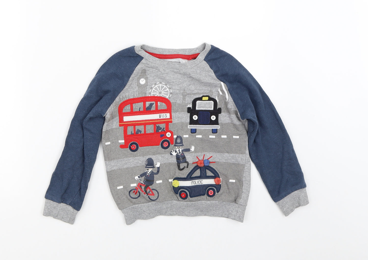TU Boys Black   Pullover Sweatshirt Size 3-4 Years