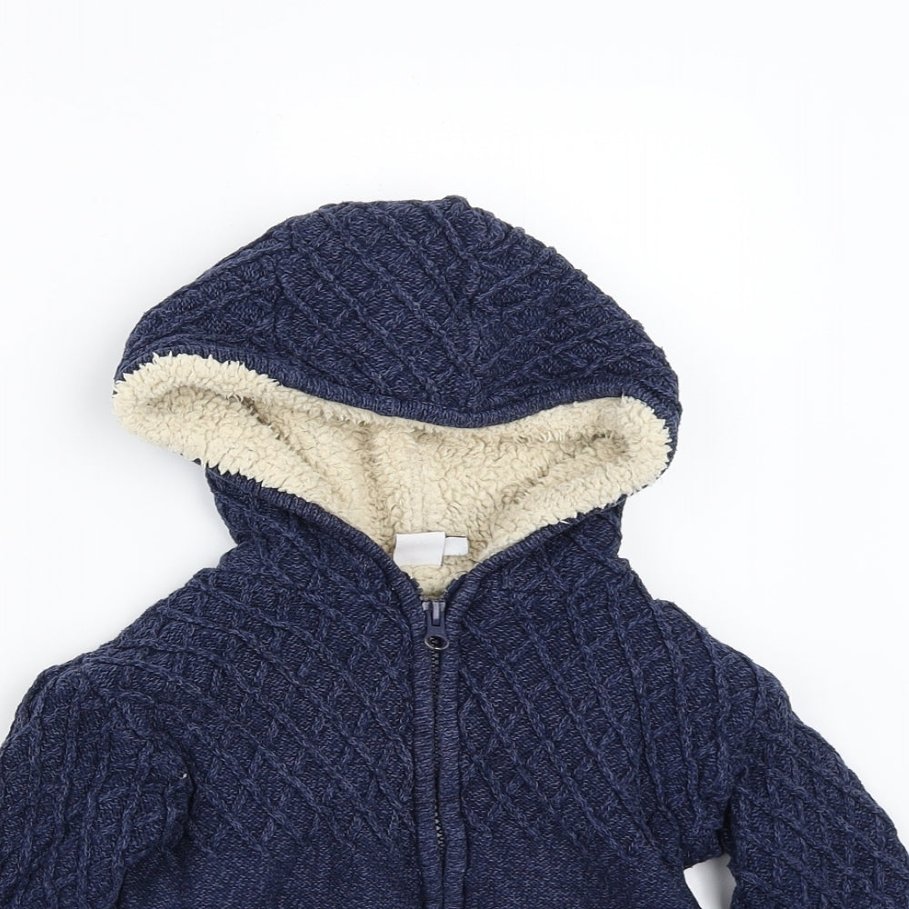 Mini Club Boys Beige   Cardigan Jumper Size 3-4 Years