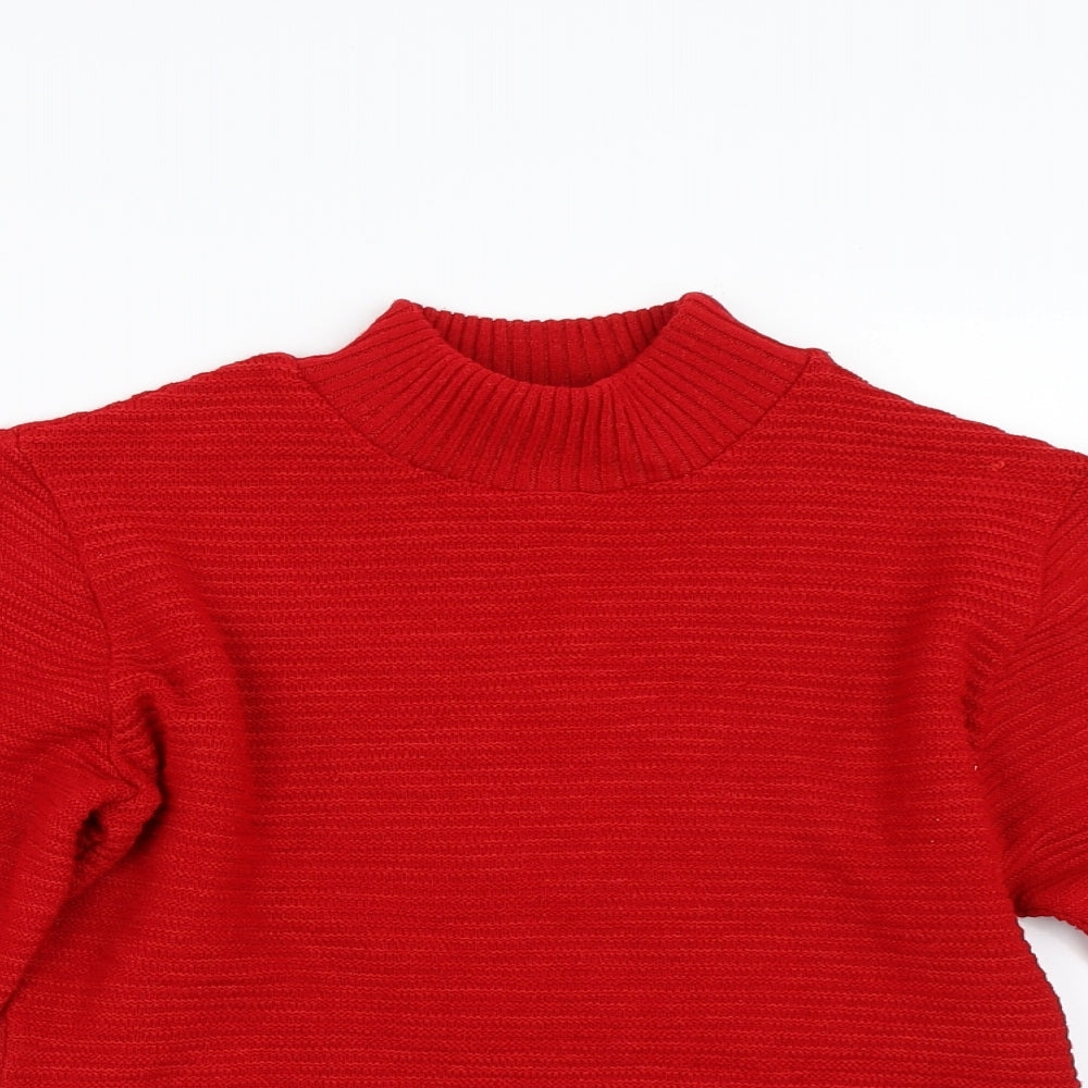 PRETTYLITTLETHING Womens Red   Pullover Jumper Size M
