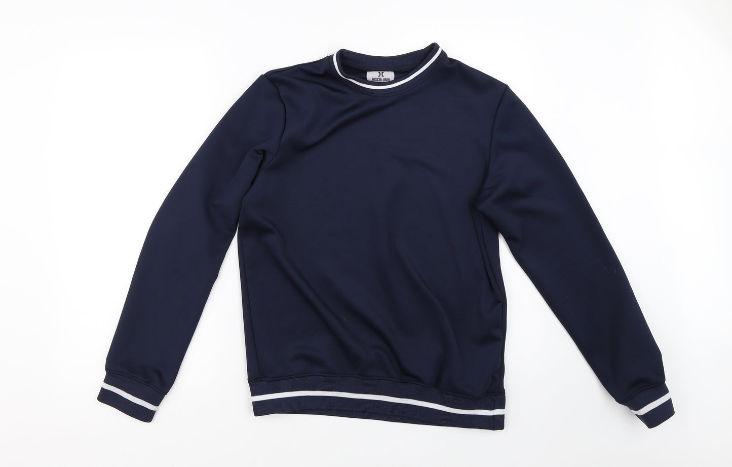 HISCOLUMN Mens Blue   Pullover Jumper Size S