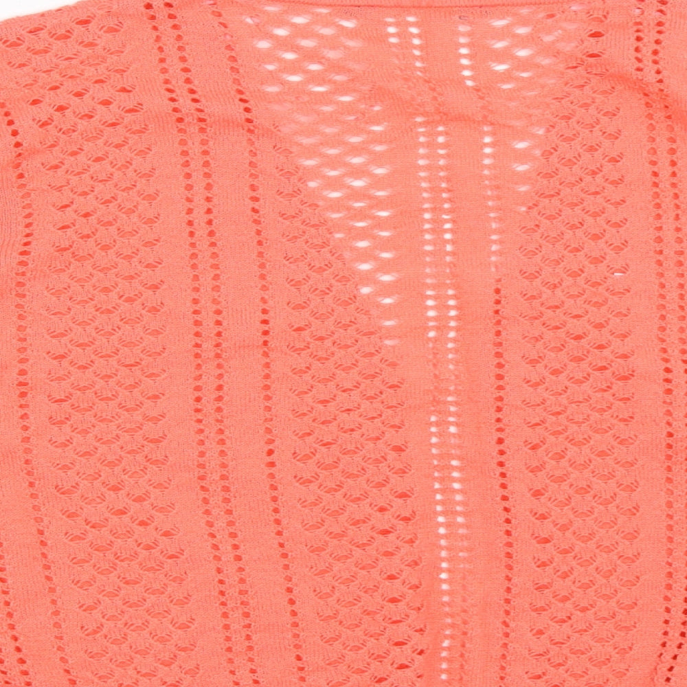 Peacocks Womens Orange   Shrug Jumper Size 20