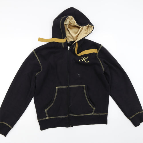 Henleys Womens Black   Full Zip Hoodie Size XL