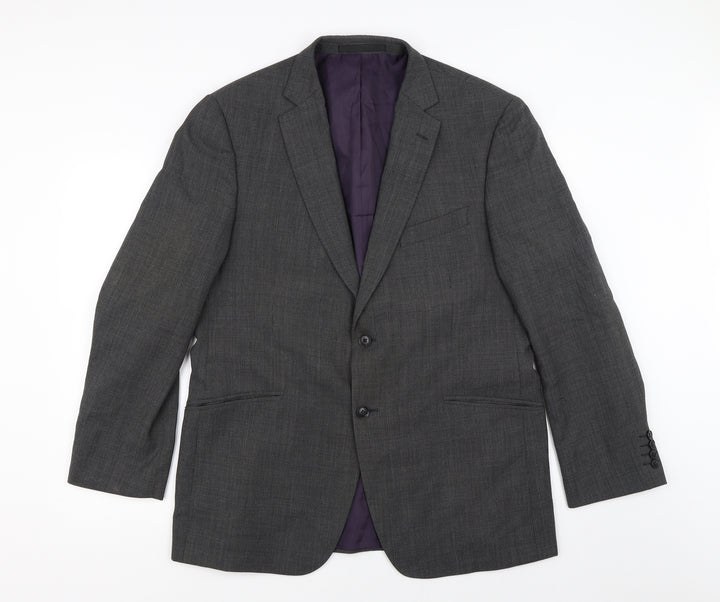 Marks and Spencer Mens Grey Jacket Suit Jacket Size 42