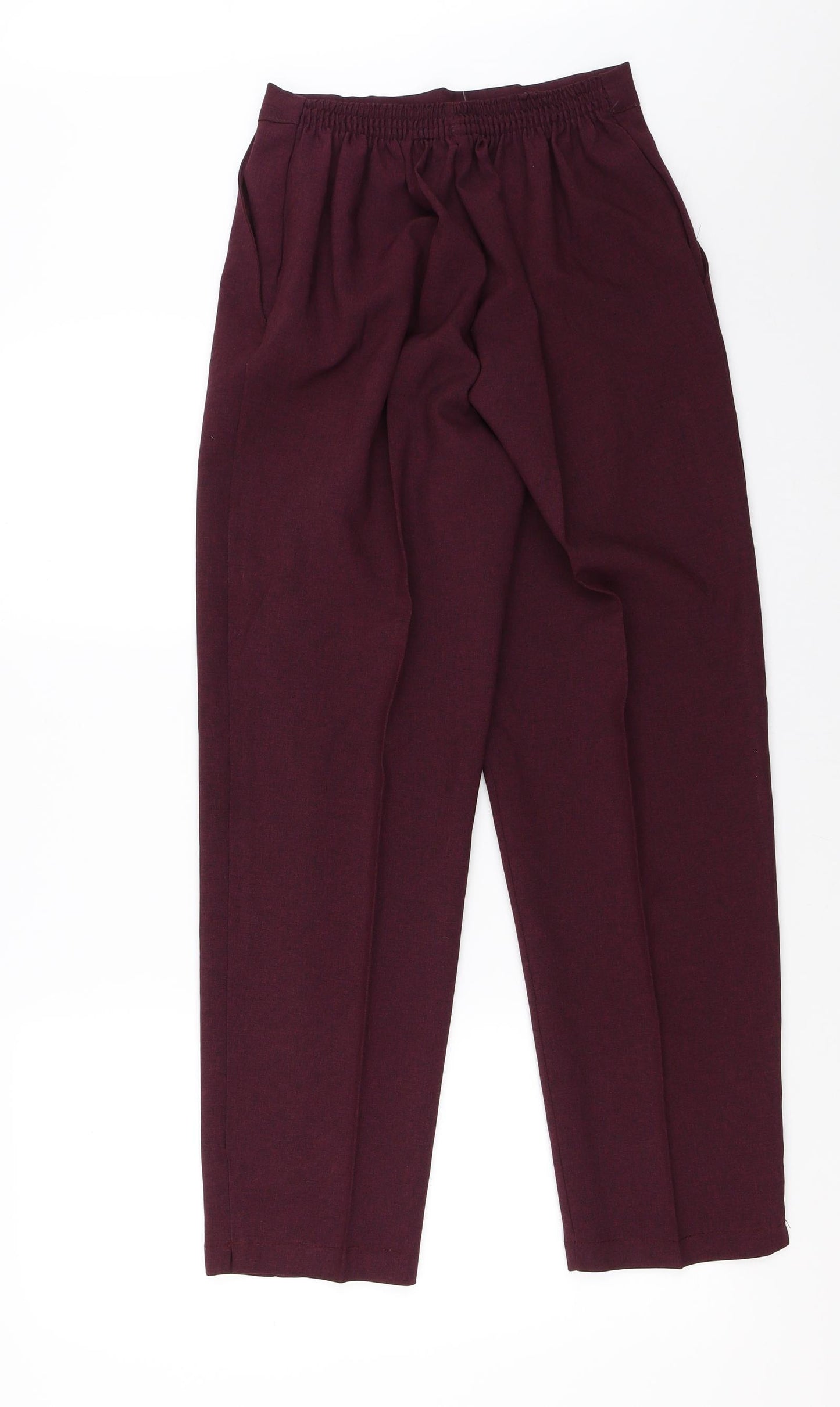 Preworn Womens Red   Trousers  Size 12 L27 in