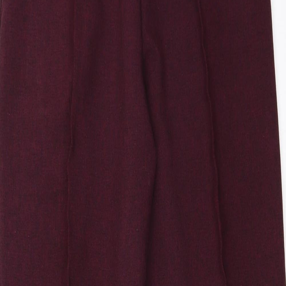 Preworn Womens Red   Trousers  Size 12 L27 in