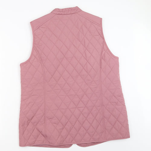 Collections Womens Pink   Gilet Waistcoat Size 20