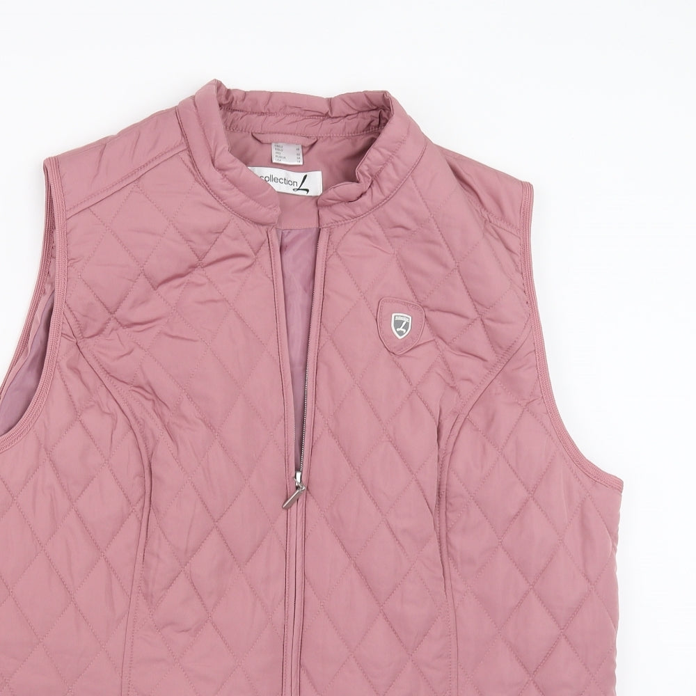 Collections Womens Pink   Gilet Waistcoat Size 20