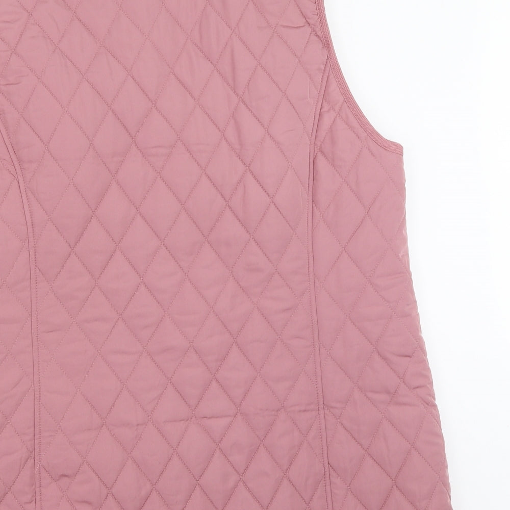 Collections Womens Pink   Gilet Waistcoat Size 20