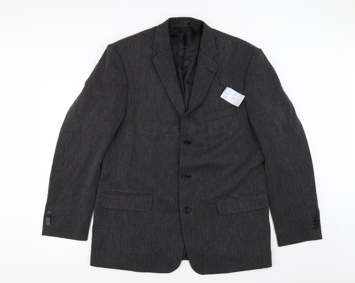 Loxley Mens Grey Jacket Suit Jacket Size 42