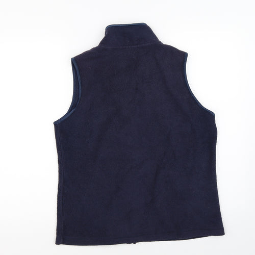 PARA Womens Blue   Gilet Poncho Size M