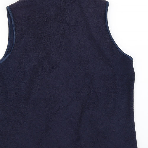 PARA Womens Blue   Gilet Poncho Size M