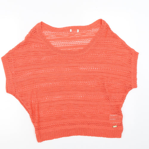 Preworn Womens Orange   Pullover Jumper Size 16