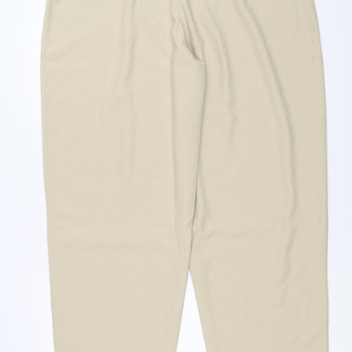 Daxon Womens Ivory   Trousers  Size 18 L20 in
