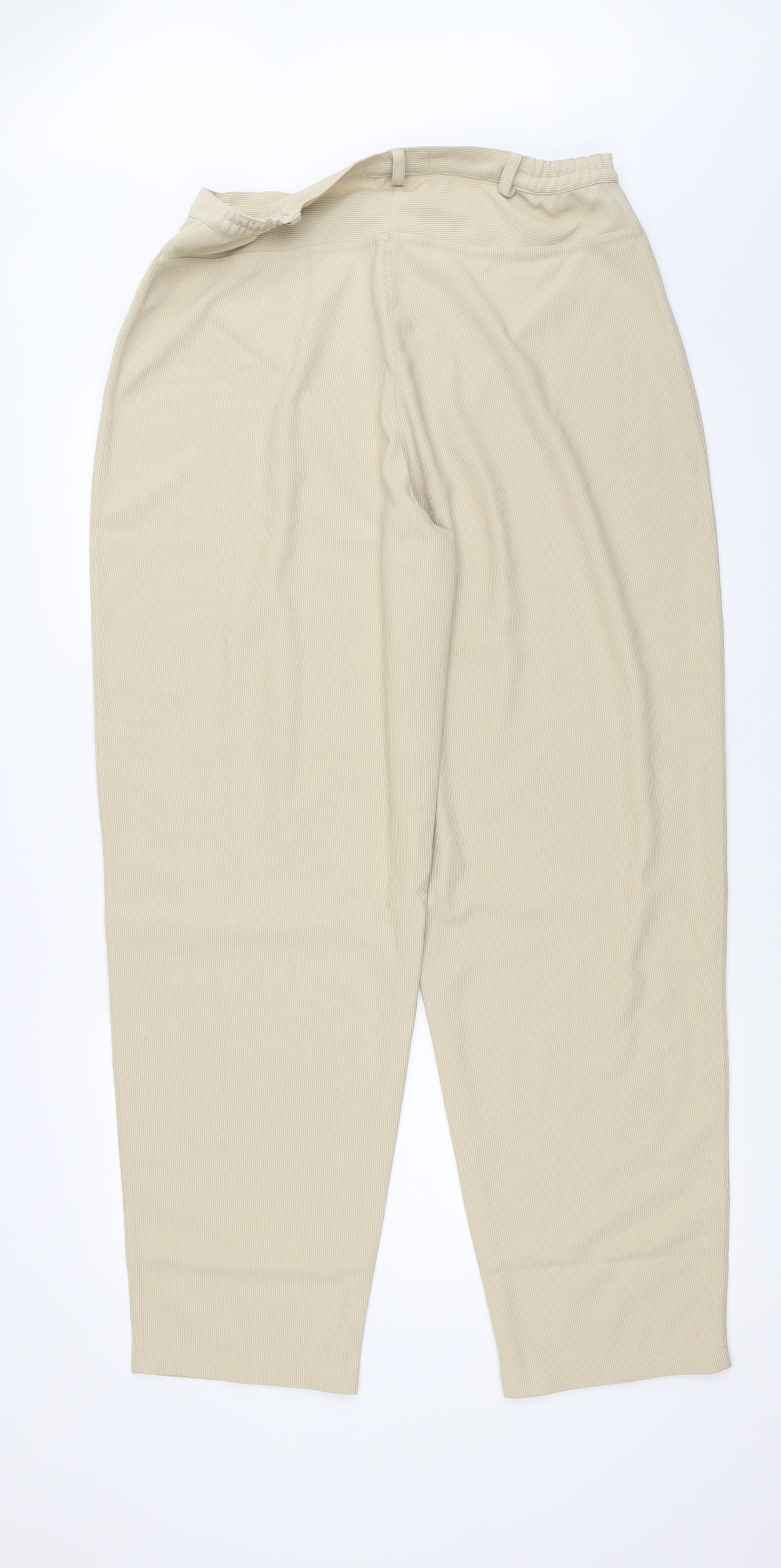 Daxon Womens Ivory   Trousers  Size 18 L20 in