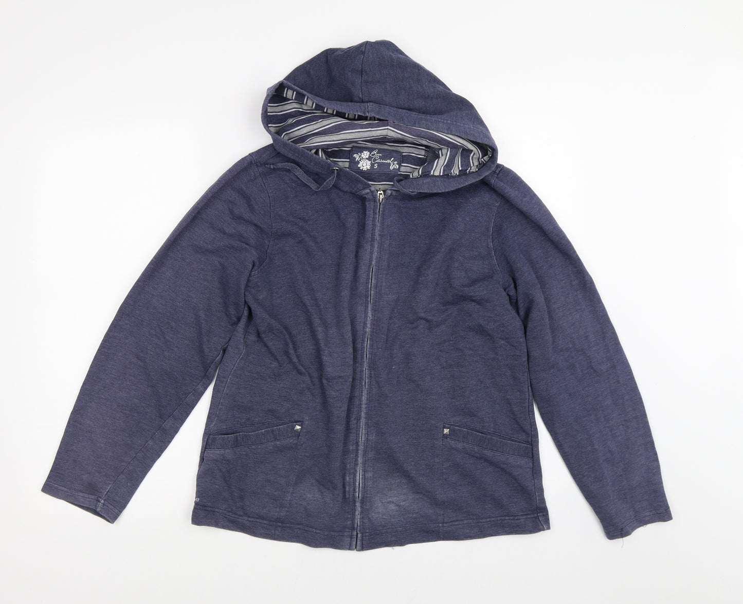 BM Womens Blue   Full Zip  Size S