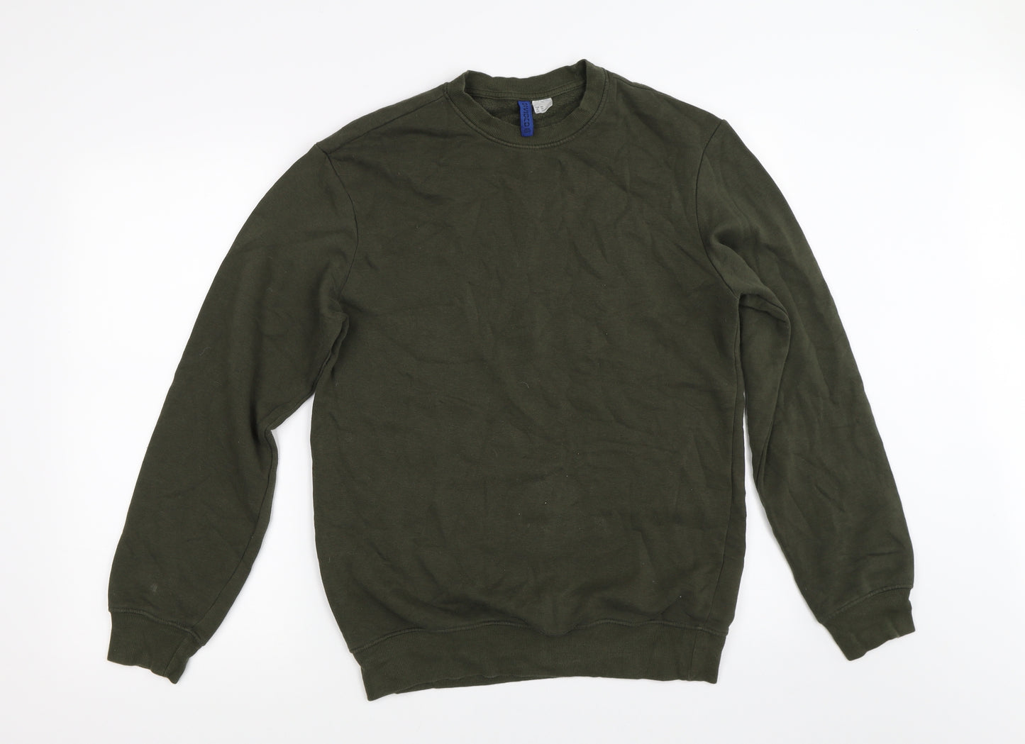 Divided by H&M Womens Green   Pullover Sweatshirt Size XS