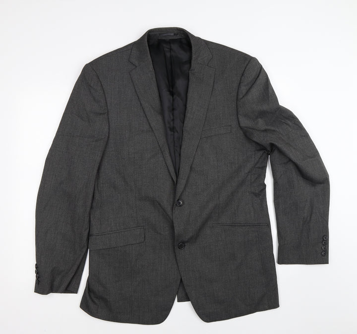 Apollo Mens Grey Jacket Suit Jacket Size 40
