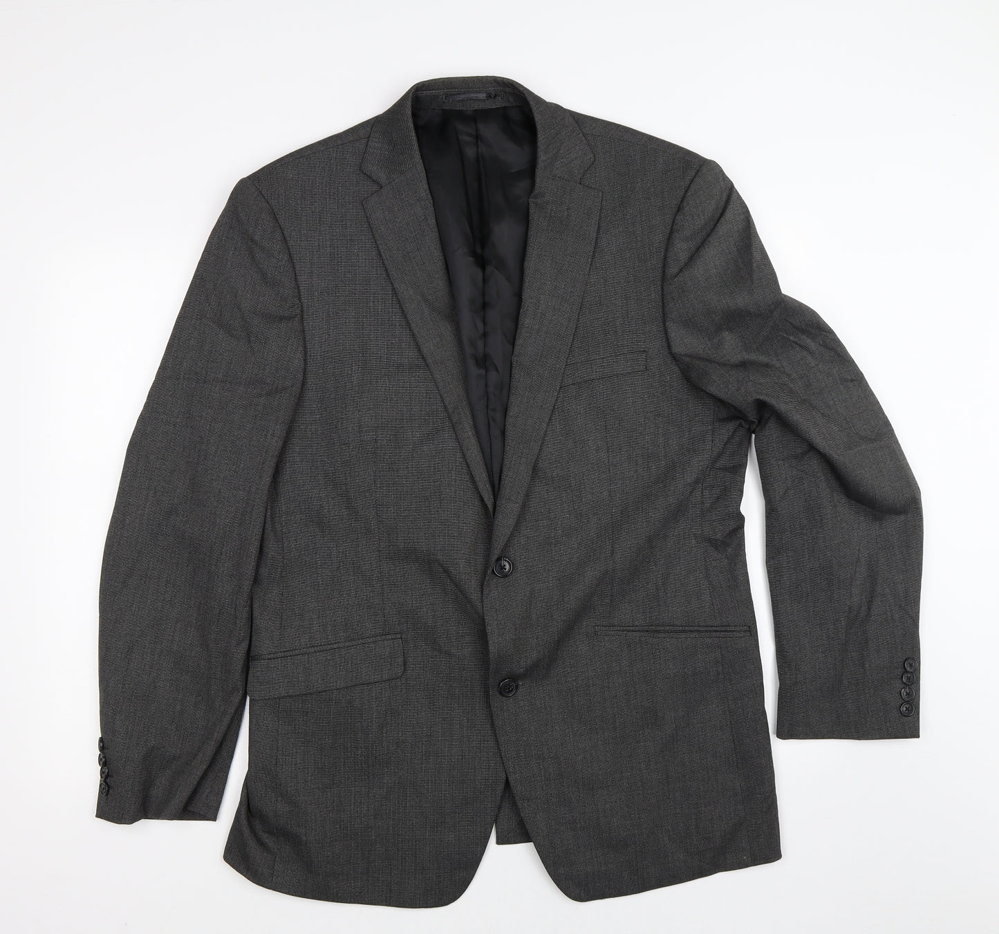 Apollo Mens Grey   Jacket Suit Jacket Size 40