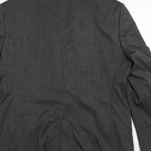 Apollo Mens Grey   Jacket Suit Jacket Size 40