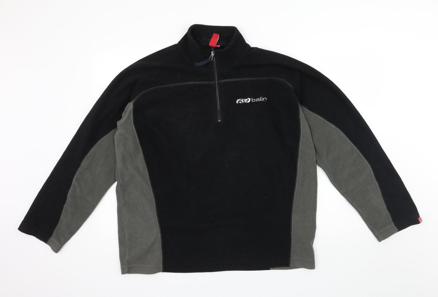 Balin Mens Black  Fleece Pullover Sweatshirt Size M