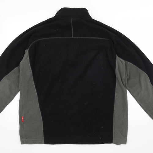 Balin Mens Black  Fleece Pullover Sweatshirt Size M