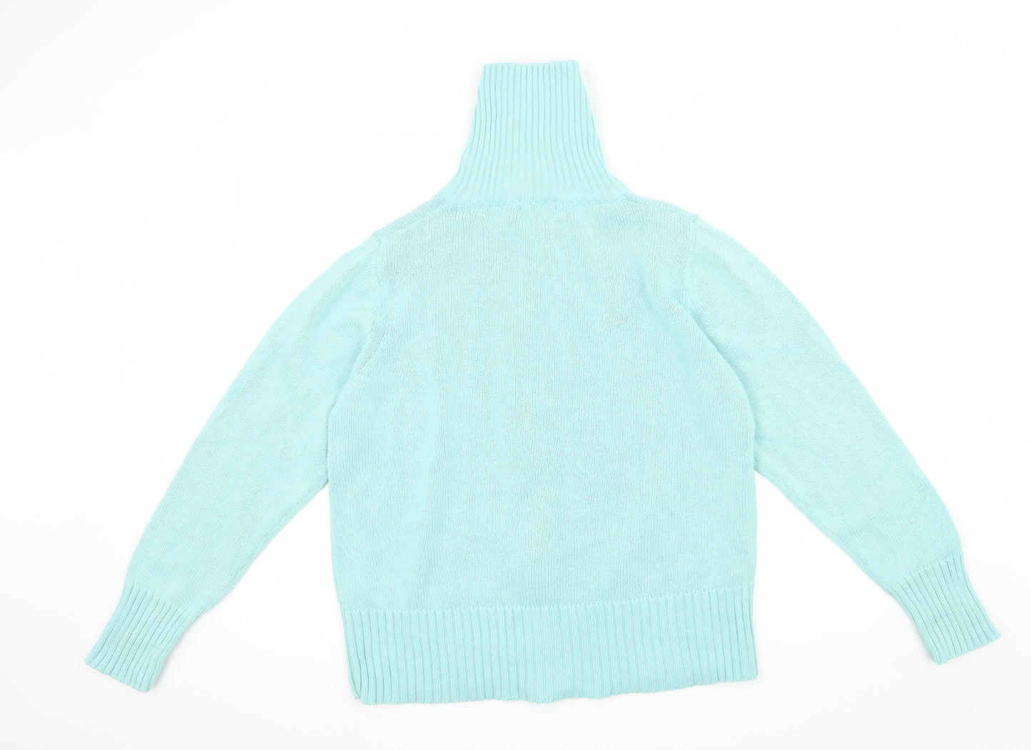 Cherokee Womens Blue  Knit Full Zip Jumper Size 20